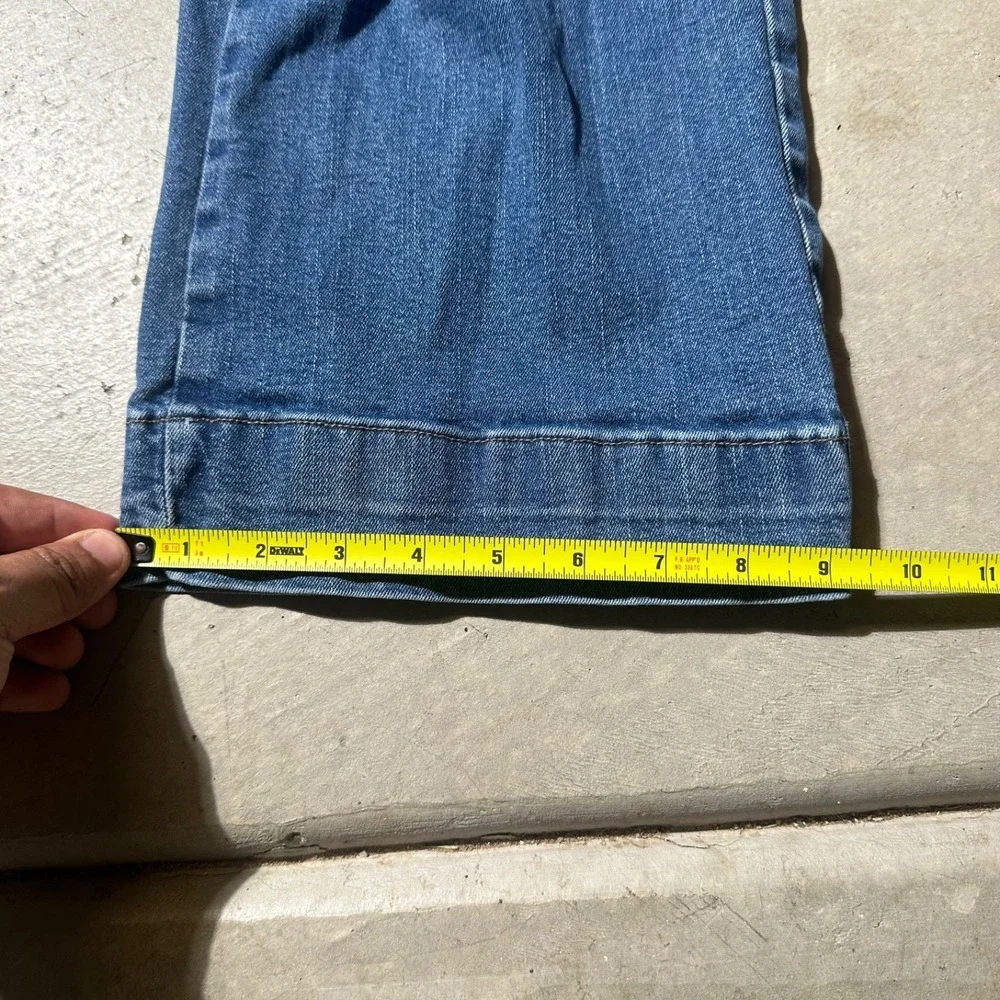 Autres Filles Jeans Womens 14 Blue High Rise Bootcut‎ Y2K Wide Leg Baggy Pants